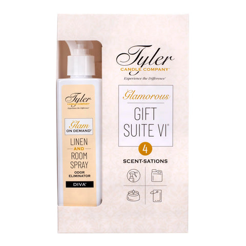Tyler Candle Company Diva Gift Suite packaging for luxurious gifting