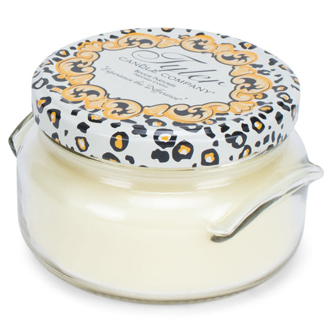 Tyler Candle Company French Market 22oz jar with gardenia and tuberose aroma.