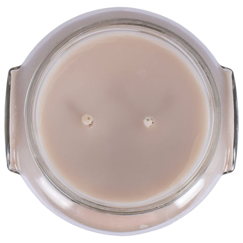 Tyler Candle High Maintenance Wax Closeup highlights clean burning soy wax.