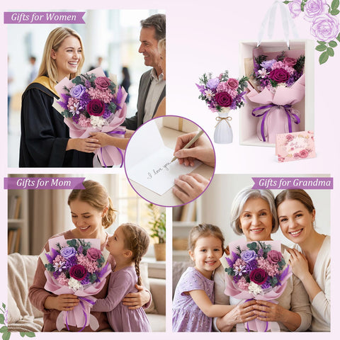 TYL&TYS Forever Rose gift box ready to present on any occasion.