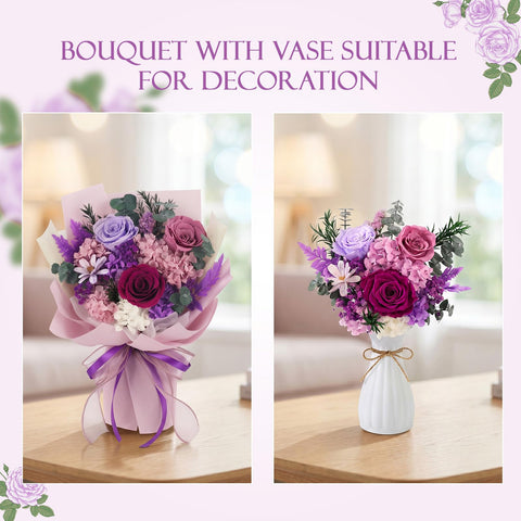 TYL&TYS rose bouquet as a thoughtful gift for mom, wife, or grandma.