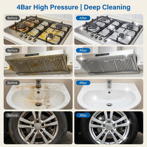 TYMAZ three-level steam settings adapt to surfaces