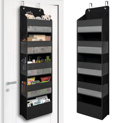 TYMENSH over door organizer front see-through panel for fast access