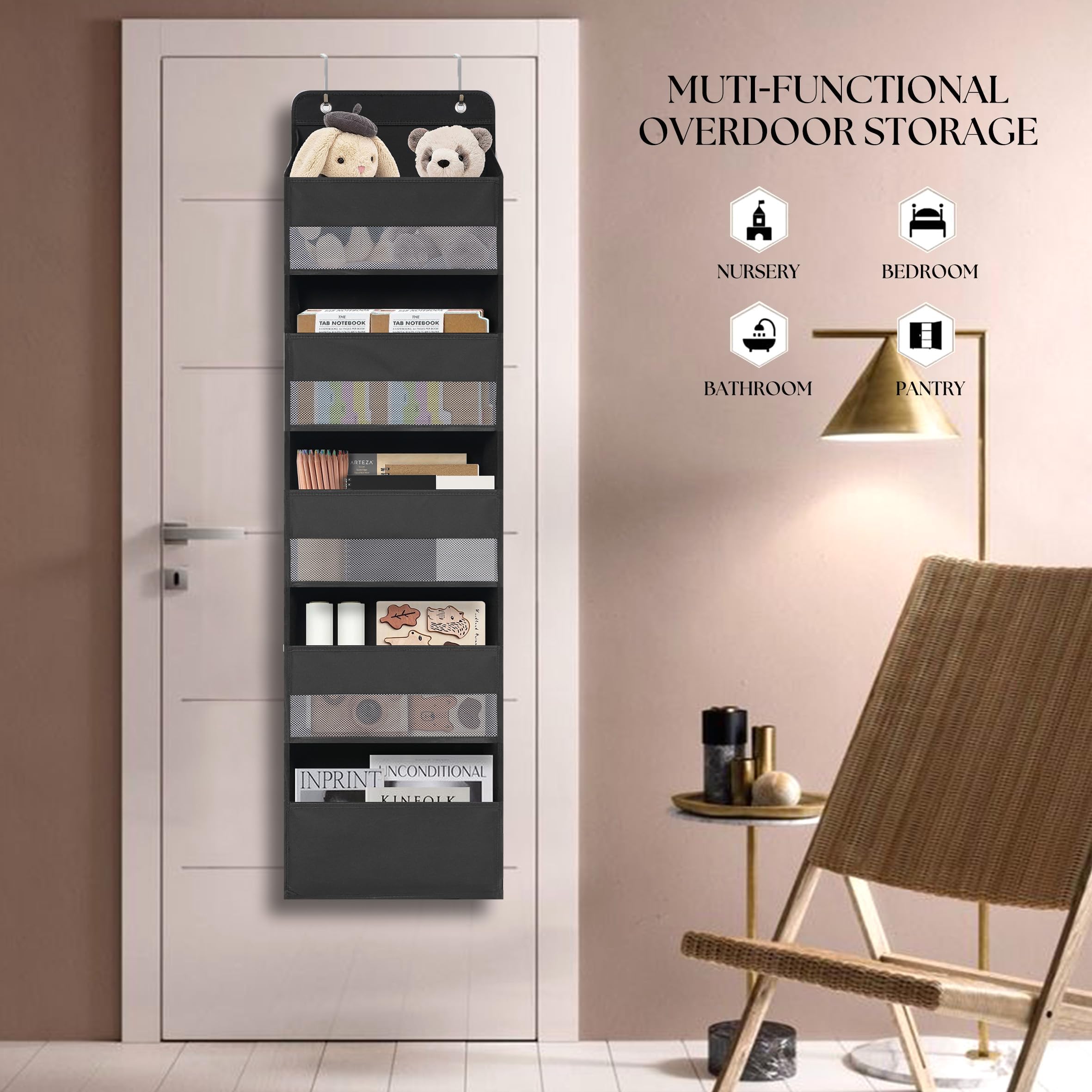 TYMENSH organizer in use in a bathroom or nursery keeps spaces tidy