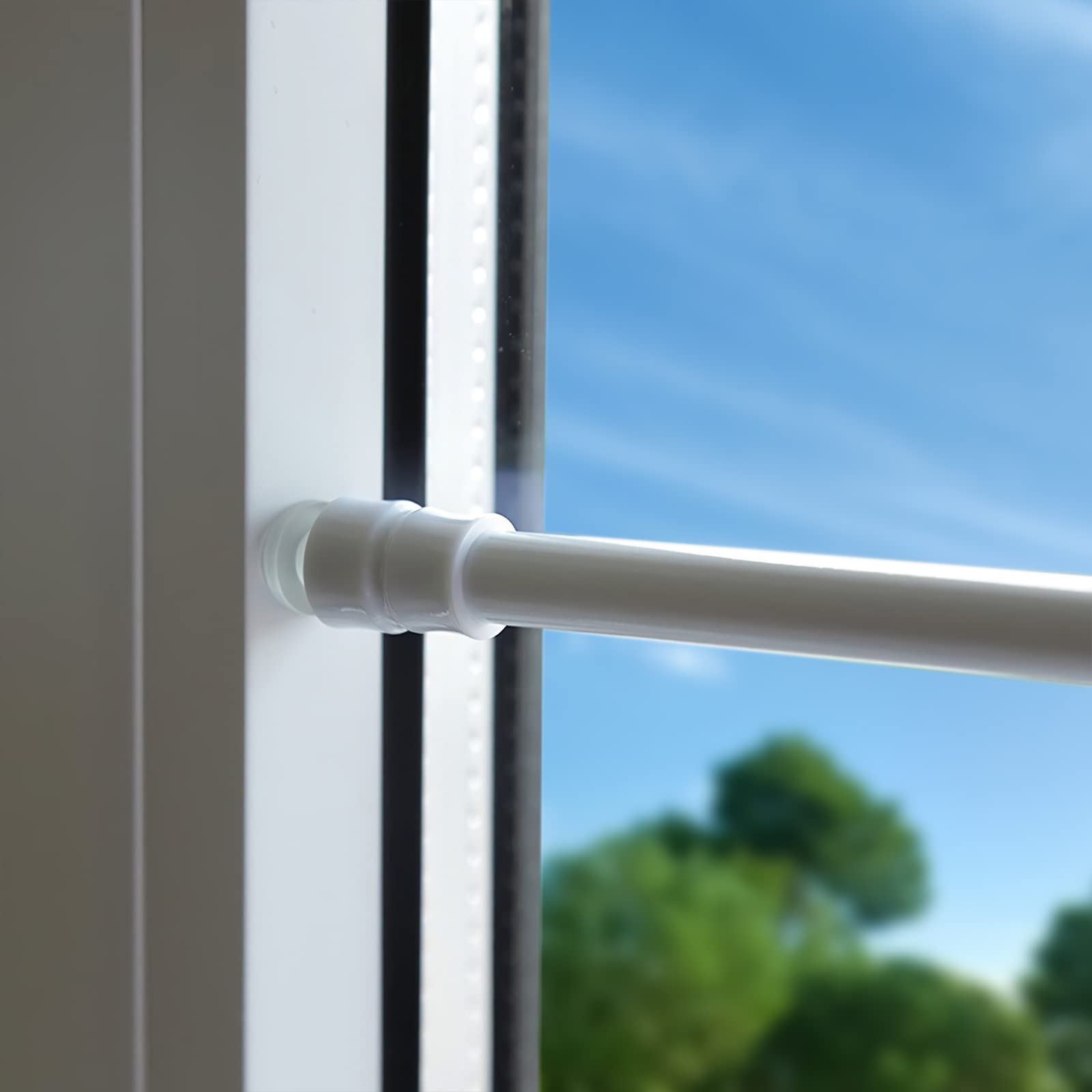 TYRON slanted-surface flex rod adapts to angled windows easily.