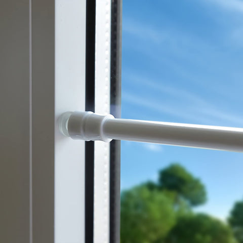 TYRON slanted-surface flex rod adapts to angled windows easily.