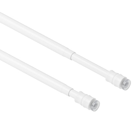 TYRON thin spring tension rod fits 28–45 inch windows for fast, drill-free setup.