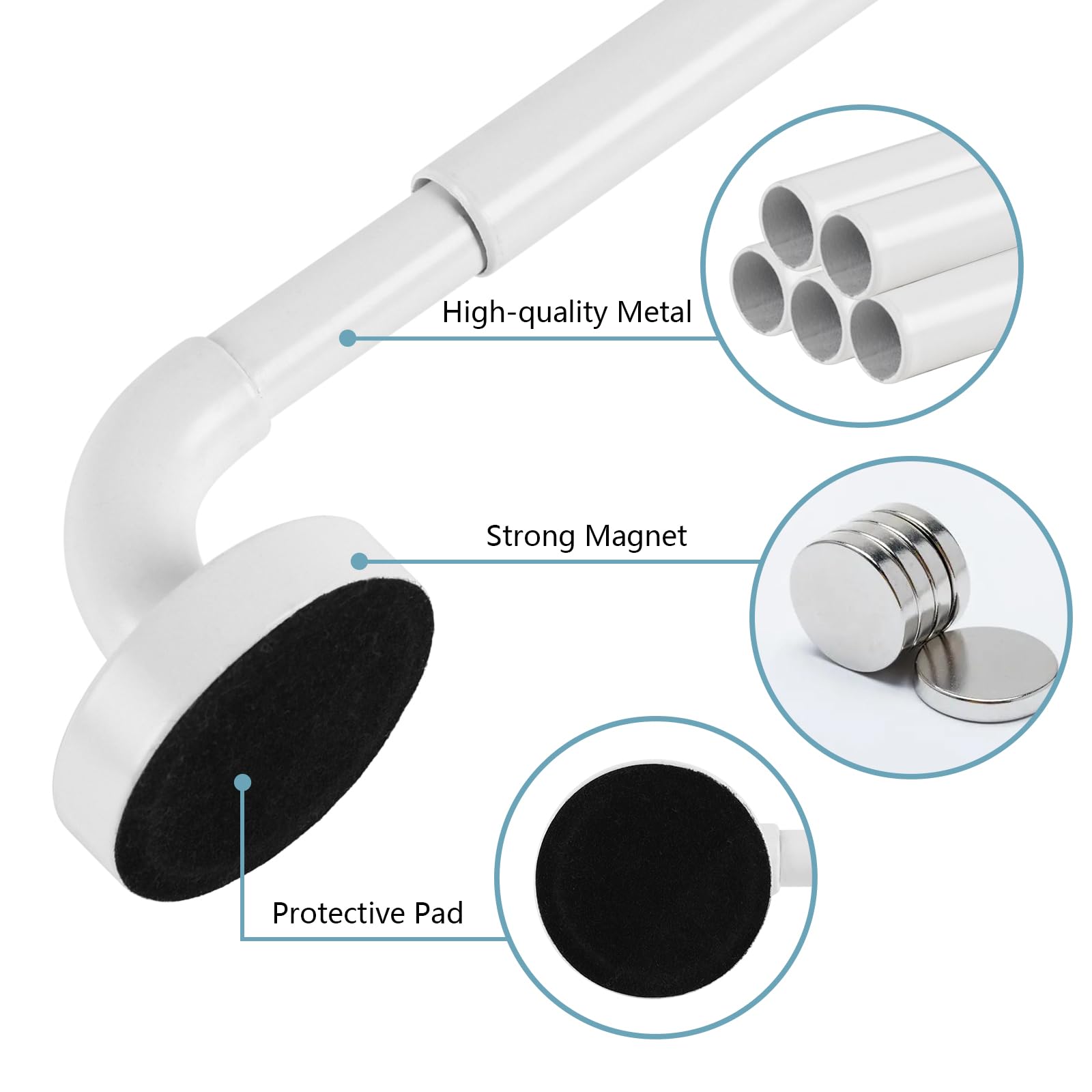 TYRON TYRON easy-installation magnetic rod on steel surface for secure hold
