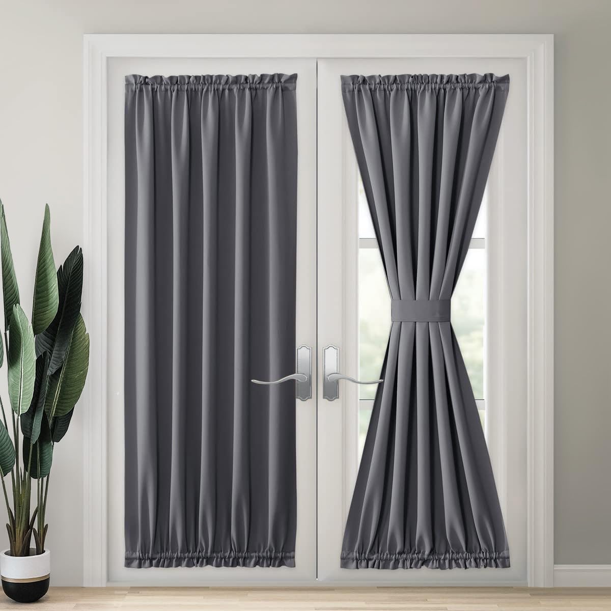 TYRON TYRON black curtain rod for lightweight drapery and organizers.