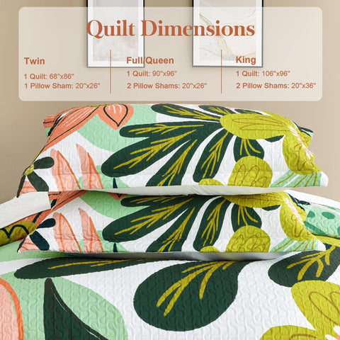 Tyrot all-season quilt promotes year-round comfort with a lightweight layer.