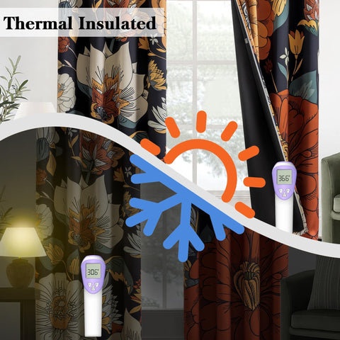 Tyrot bedroom darkening curtain aiding sleep and comfort