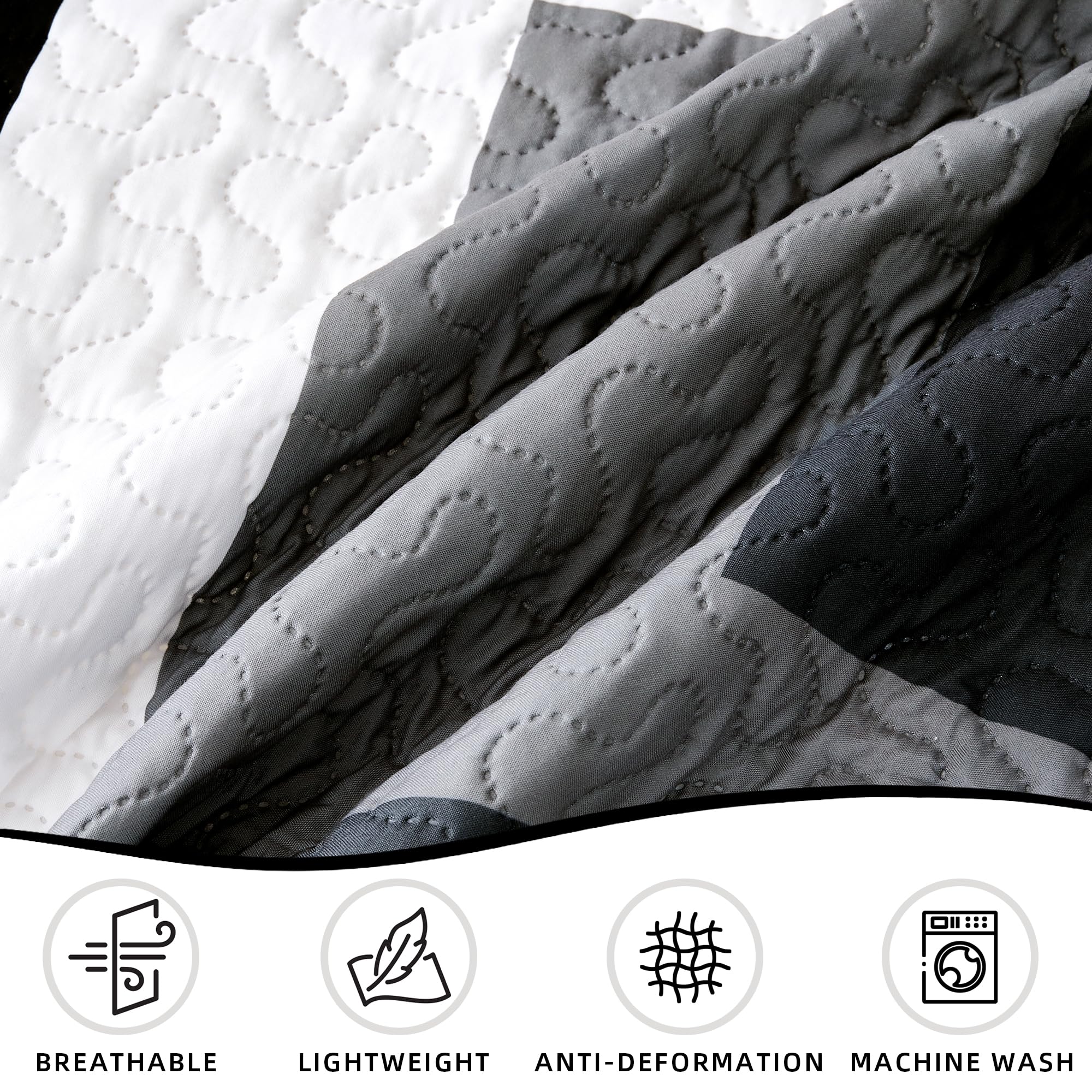 Tyrot easy-care fabric; machine washable for quick cleanup and durability.