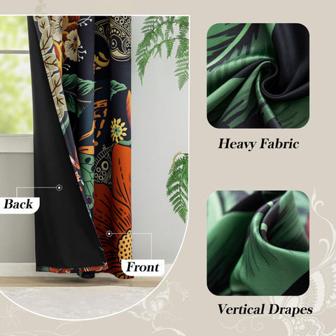 Tyrot machine-washable blackout curtains simplify cleaning and maintenance.