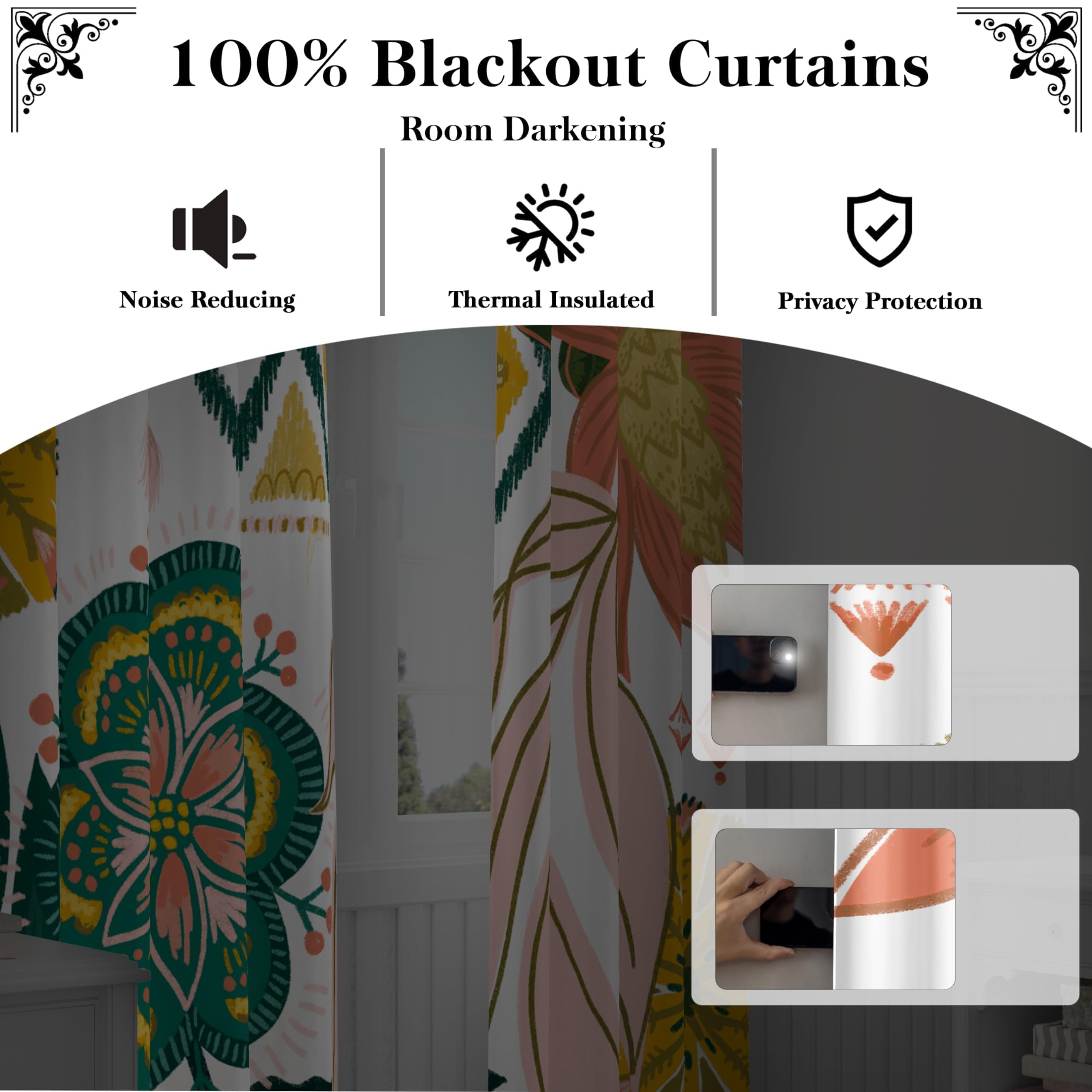 Tyrot curtains with grommets simplify hanging and setup