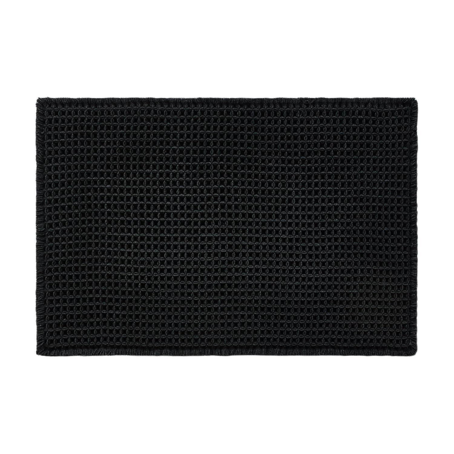 TYUU 30x20 inch black rug complements showers, sinks, and baths.