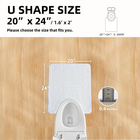 TYUU non slip rug with natural rubber backing improves grip.