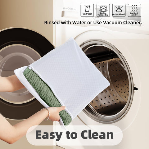 TYUU non-slip backing grips smooth floors for safer bathrooms.