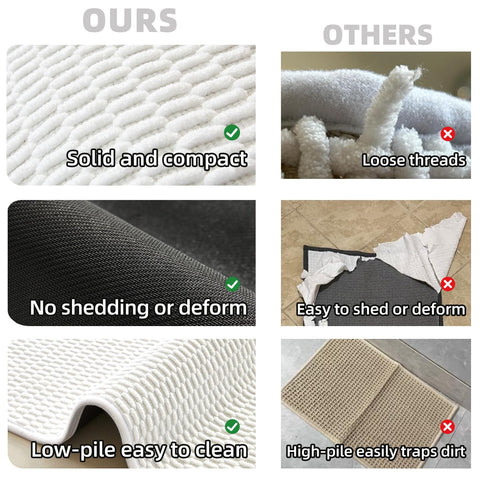 TYUU quick-dry fabric reduces moisture on floors after showers