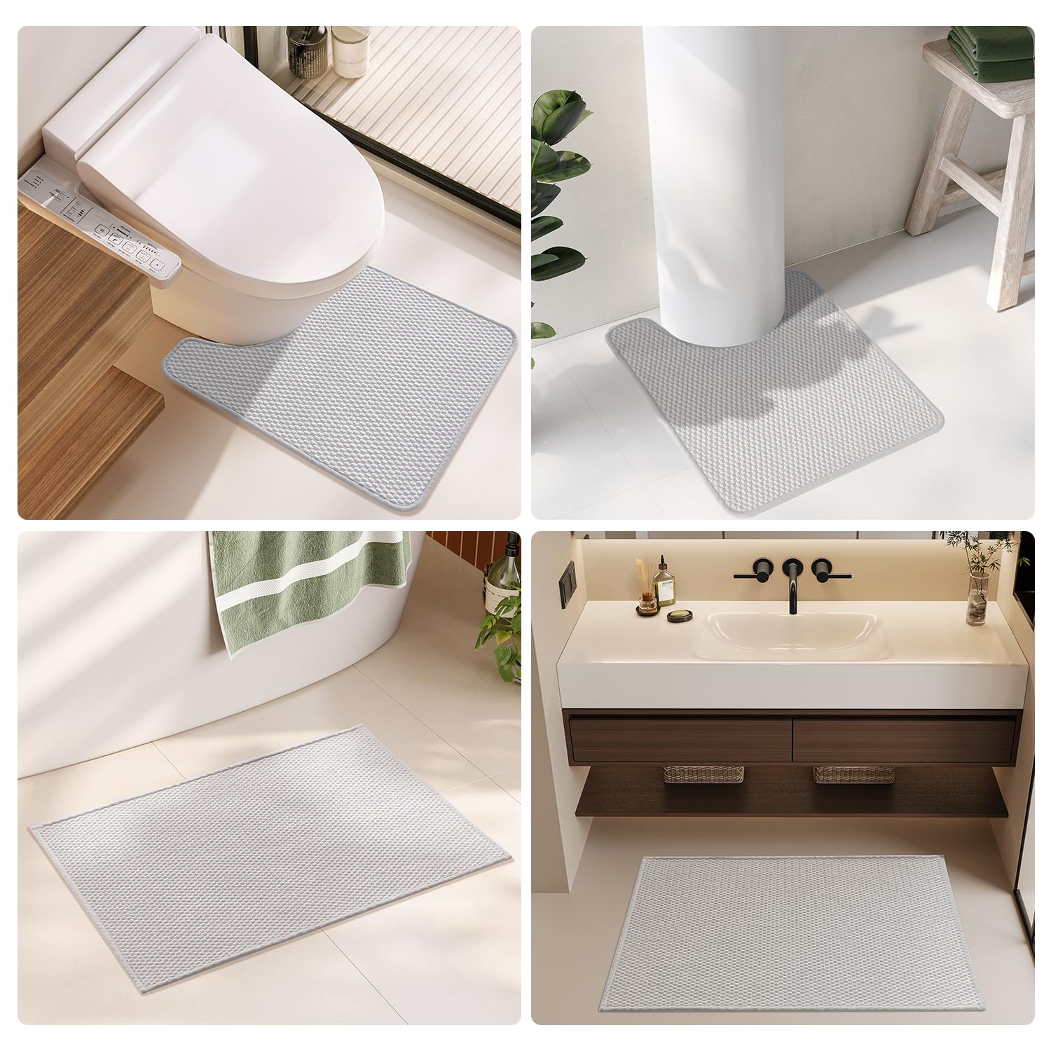 TYUU low-pile design with quick-dry performance for daily routines.