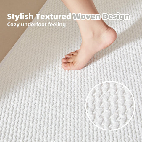 TYUU low-pile design offers soft, spa-like comfort in front of the sink