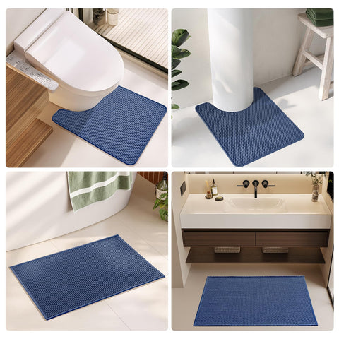 TYUU bathroom rug safe-slip-floor highlight improved stability
