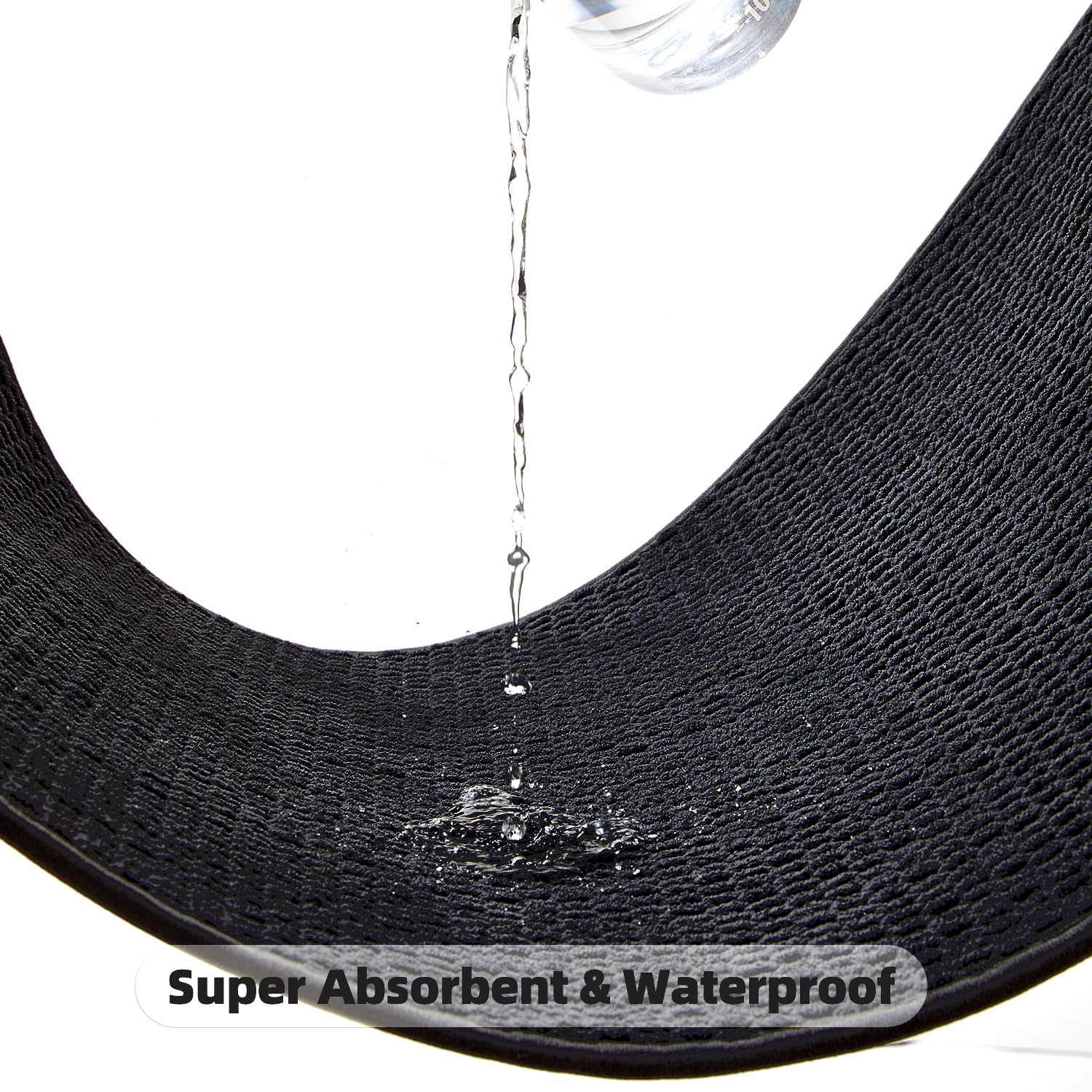 TYUU versatile rug positioned beside sink and shower for multiple uses