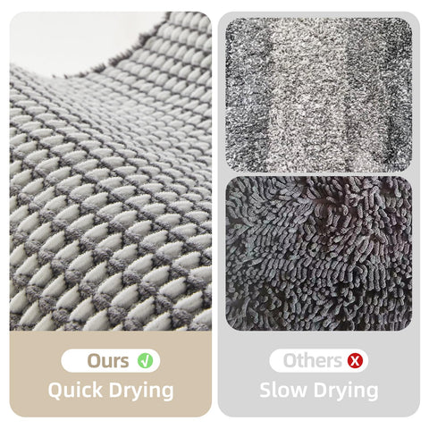 TYUU versatile bath mat for sink, shower, kitchen, and entryways