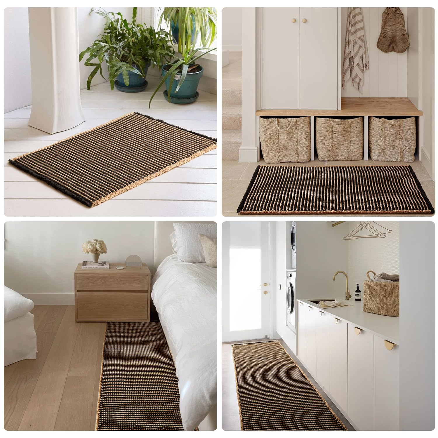 TYUU Waffle Bath Mat washable design with easy cleaning and quick rinse.