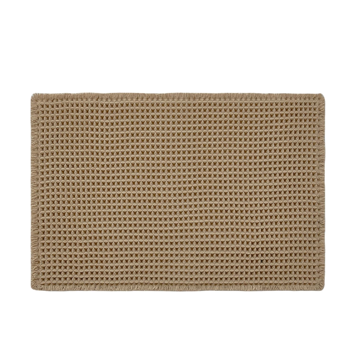 TYUU waffle bath mat packaging flatlay.