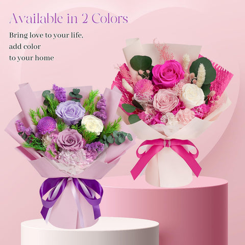 Tyvouflo purple bouquet as a stylish home decor accent.