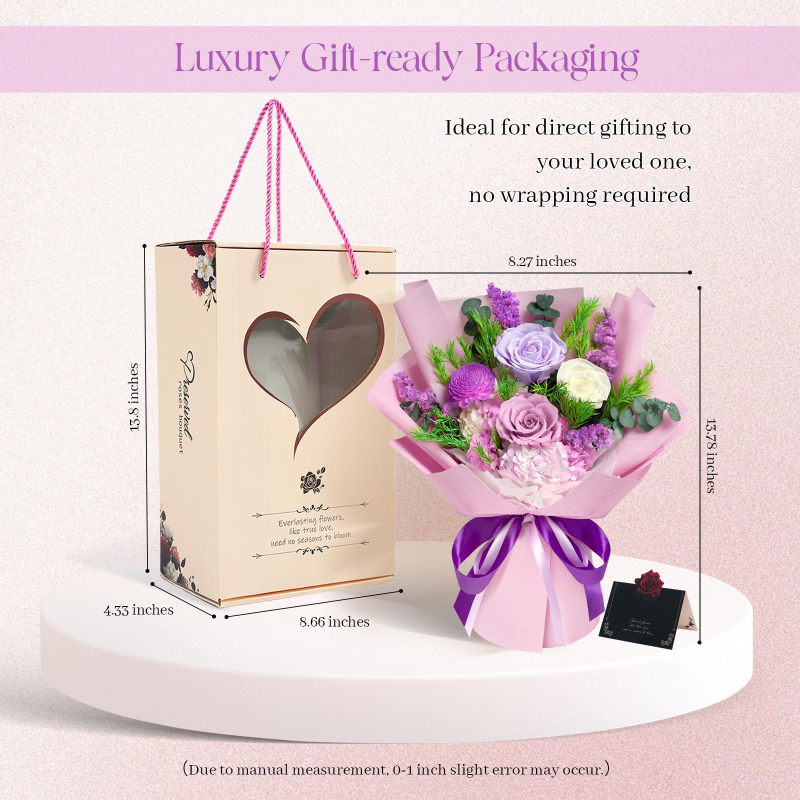 Tyvouflo real-touch roses and hydrangea for special occasions.