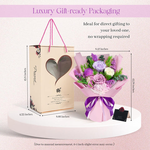 Tyvouflo real-touch roses and hydrangea for special occasions.