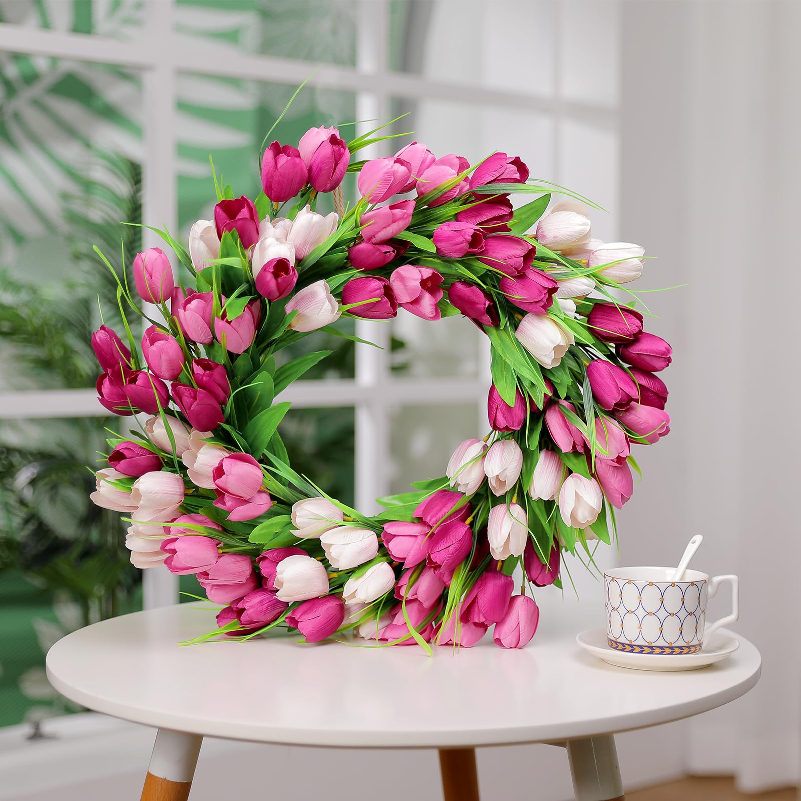 U'Artlines maintenance-free wreath designed for long-lasting beauty.