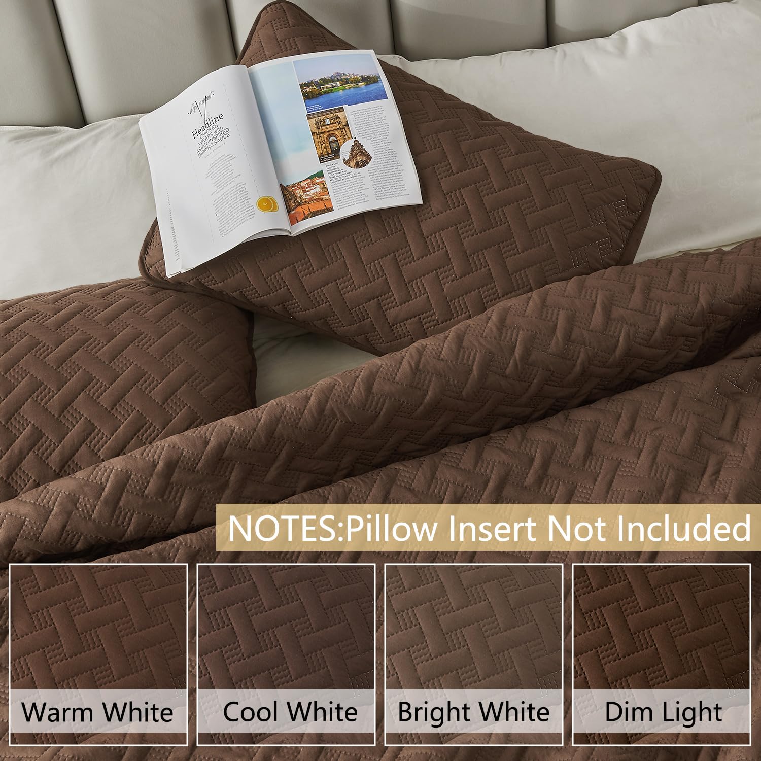 U-NICE HOME includes two pillow shams to complete a coordinated bedding look.