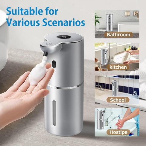 Uarnicey automatic foaming dispenser IPX5 waterproof for wet environments