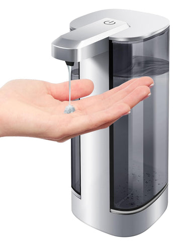 Uarnicey wall mount soap dispenser front view for space saving bathroom setup