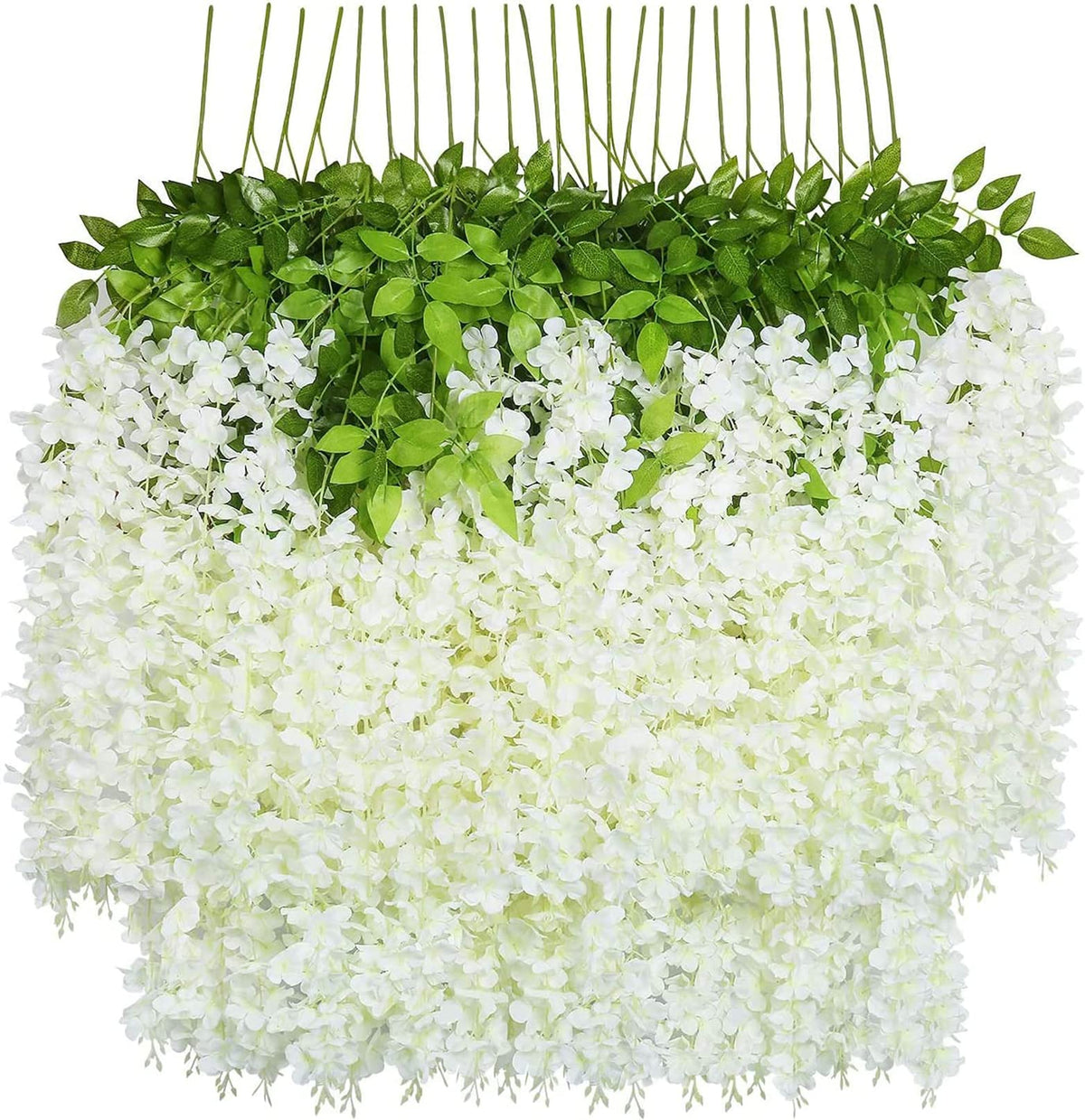 U'Artlines wisteria vine 24pack for lush wedding decor.