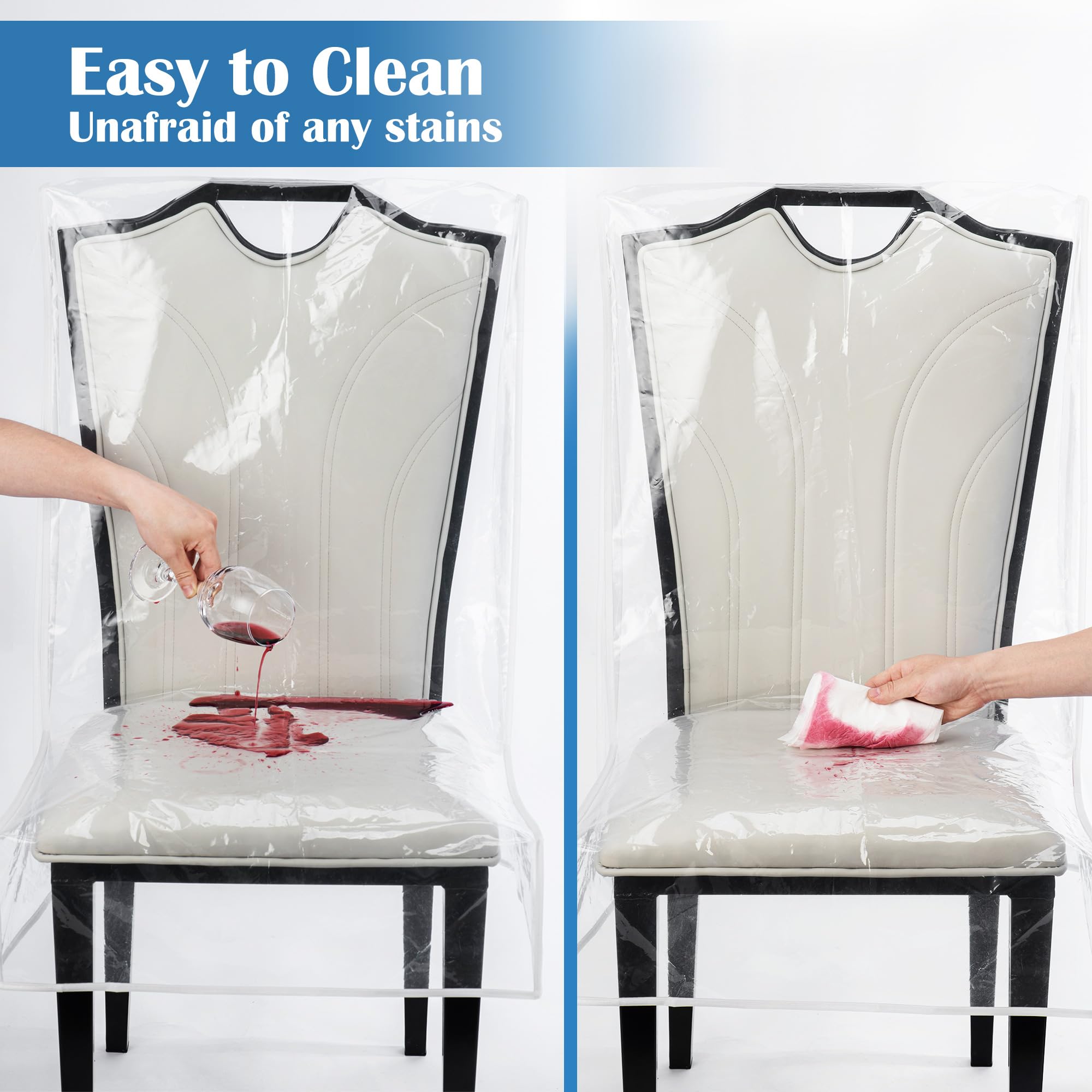 Uawsyut arm-free design fits non-arm chairs, protecting fabric and wood.
