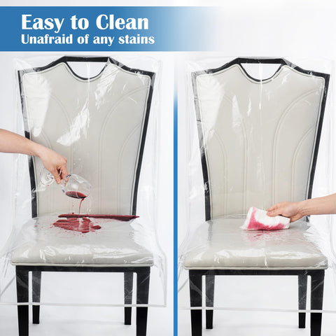 Uawsyut no-arm chair protector is designed for armless dining chairs.