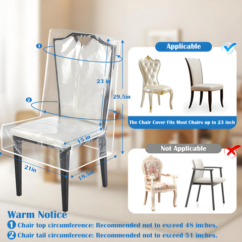 Uawsyut waterproof chair protectors keep liquids away during meals.