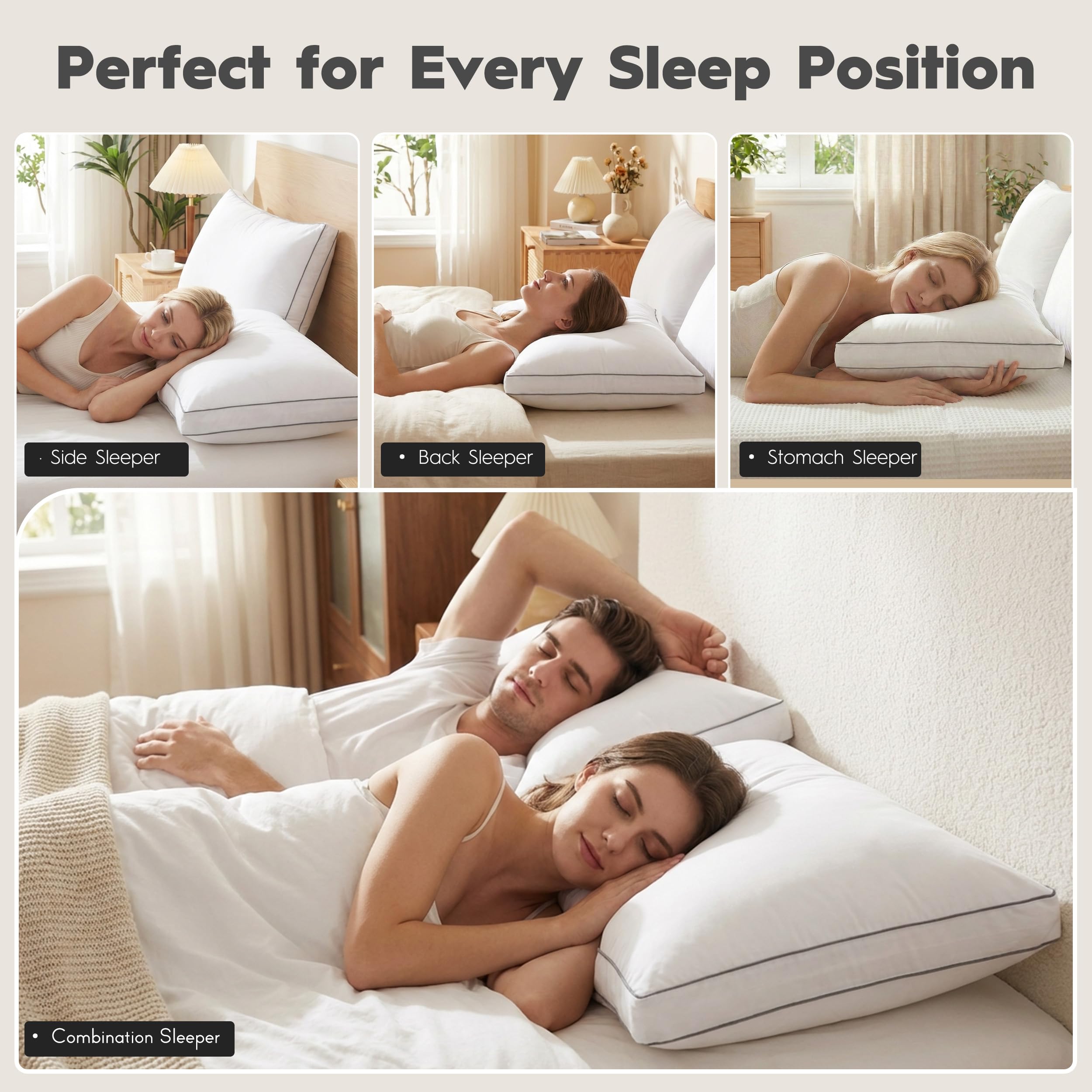 Ubauba cloud-soft sleep experience evokes a premium hotel atmosphere.