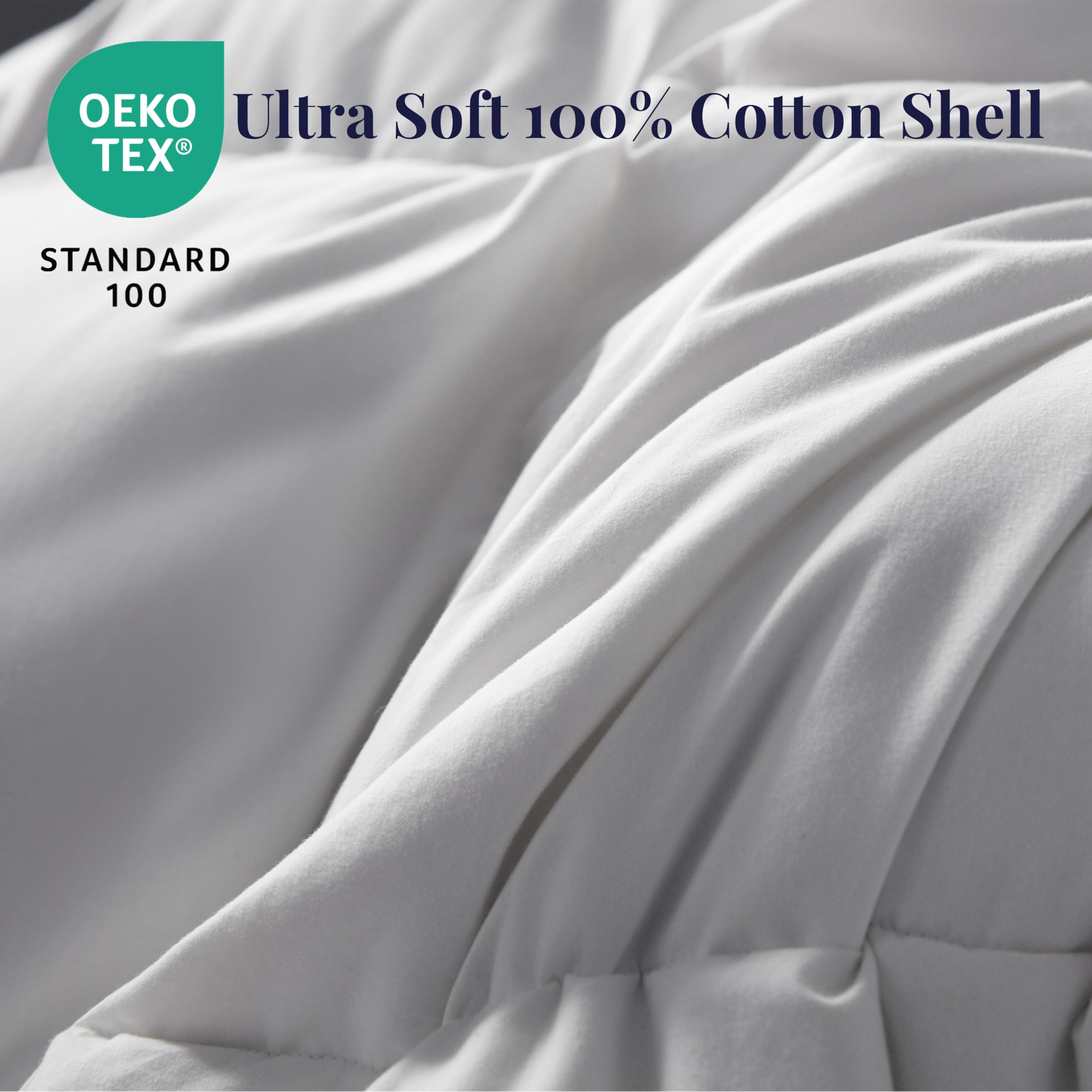 Black piping with double-stitching prevents fill leakage and maintains shape.