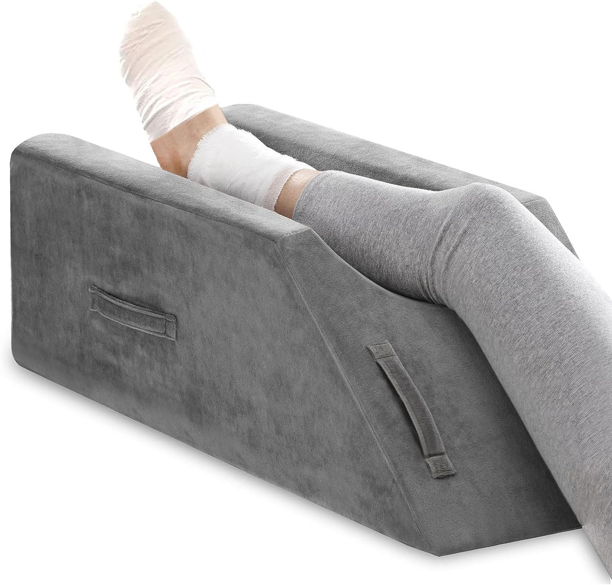 UBBCARE memory foam closeup demonstrates supportive cushion for leg comfort.