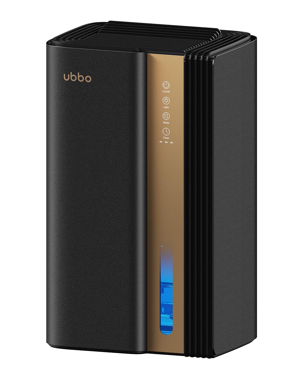 UBBO 95oz dehumidifier in the bedroom quietly reduces moisture for better sleep