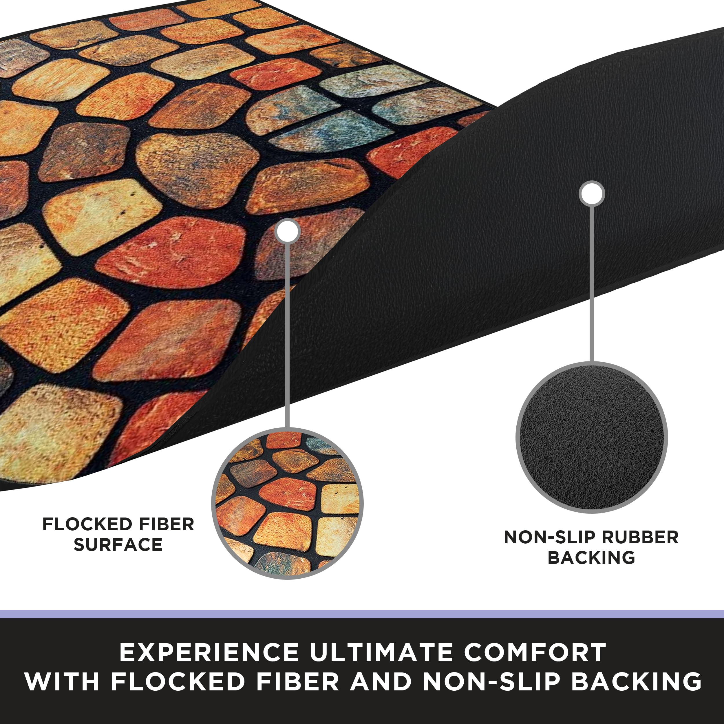 ubdyo low-profile mat fits under doors without snagging