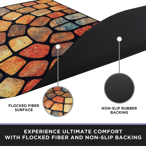 ubdyo low-profile mat fits under doors without snagging