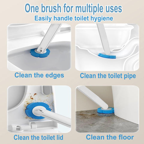 Ucaimao dual toilet wand holders and wall stickers for organization