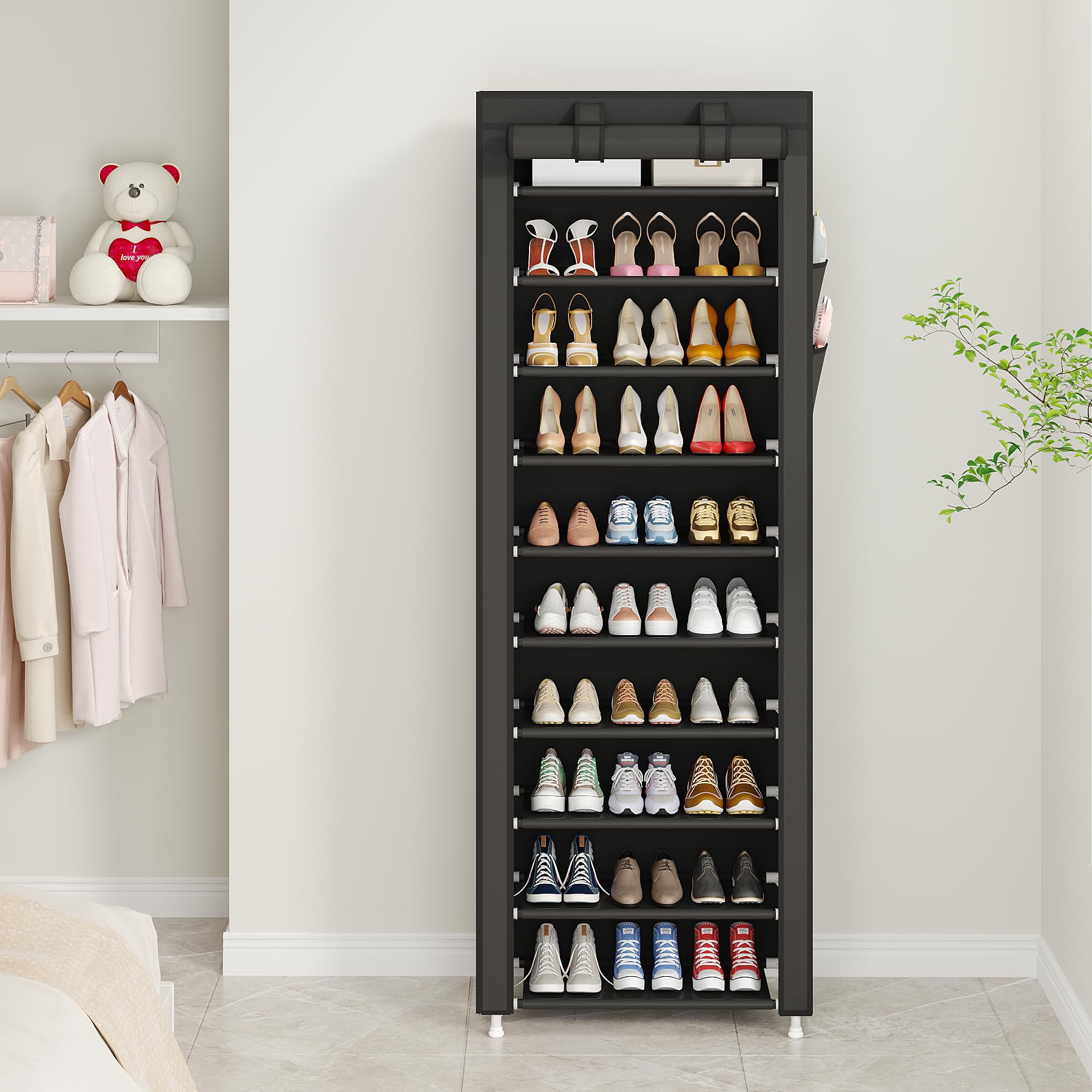 UDEAR powder-coated iron frame emphasizes durability and modern style