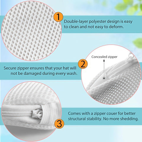 UDGFJDK travel-friendly cap washer frame keeps caps crisp on trips