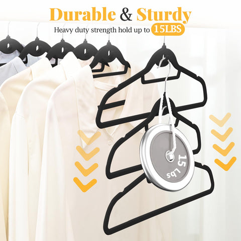 UEAKPIC velvet non-slip hanger keeps shirts in place for crisp, wrinkle-free appearance.